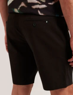 Regular Fit Cotton Blend Chino Shorts