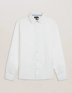 Regular Fit Cotton Linen Long Sleeve Shirt