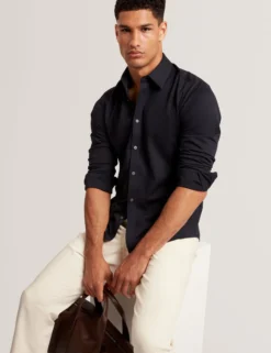 Regular Fit Knitted Jersey Shirt
