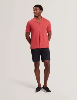 Relaxed Cotton Linen Button-Through Shirt