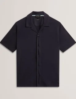 Relaxed Cotton Linen Button-Through Shirt