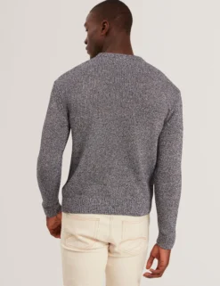 Relaxed Fit Twist Weave Knitted Sweater