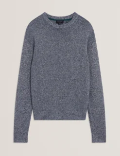 Relaxed Fit Twist Weave Knitted Sweater