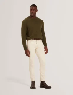 Relaxed Fit Wool Rich Knit Sweater