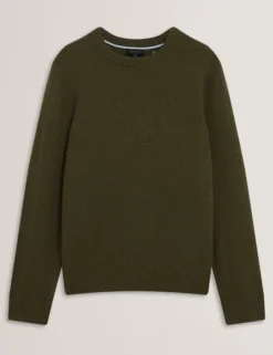 Relaxed Fit Wool Rich Knit Sweater