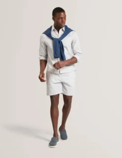 Relaxed Grindle Texture Pull-On Shorts