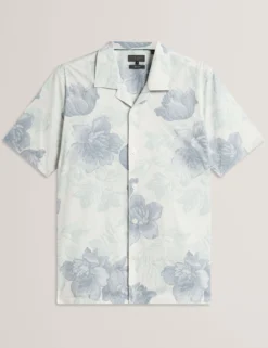 Relaxed Shaded Floral Short Sleeve Shirt