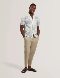 Relaxed Shaded Floral Short Sleeve Shirt