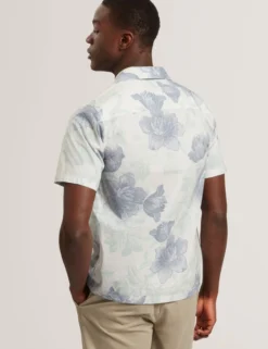 Relaxed Shaded Floral Short Sleeve Shirt