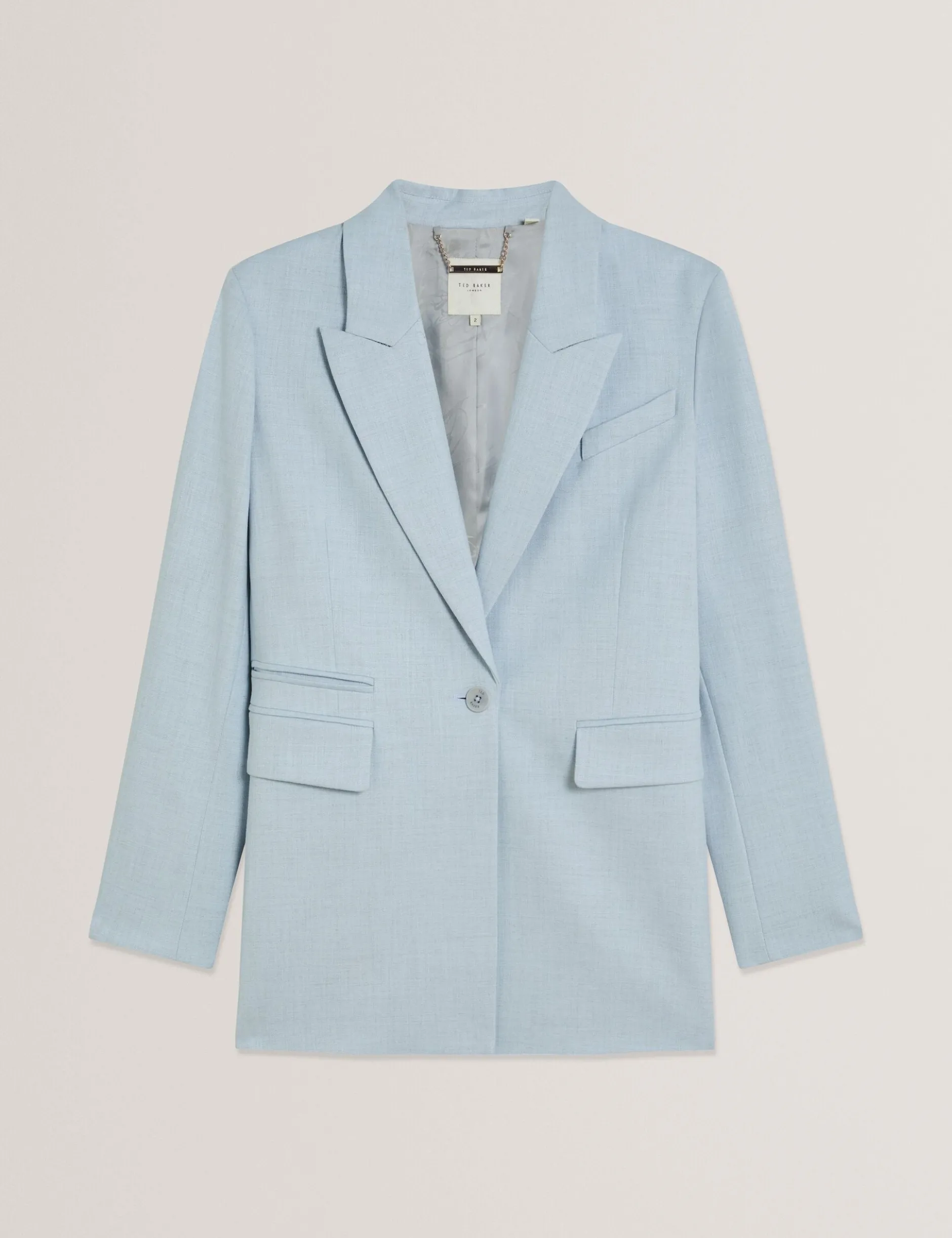 Relaxed Tailored Single Breasted Blazer