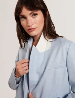 Relaxed Tailored Single Breasted Blazer