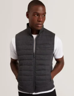 Reversible Fine Knit Quilted Gilet