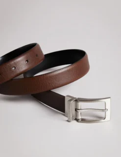 Reversible Polished Leather Belt