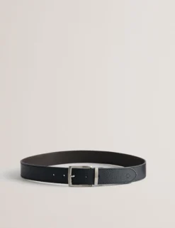 Reversible Textured Leather Belt
