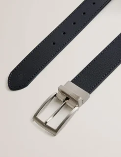 Reversible Textured Leather Belt