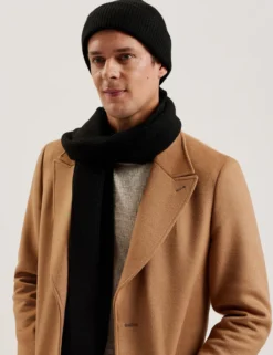 Ribbed Knit Hat And Scarf Set