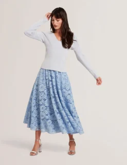 Rib Sculpt Sleeve Sweater