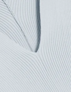 Rib Sculpt Sleeve Sweater