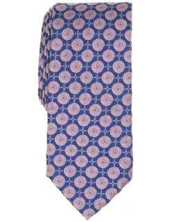 Roundel Print Silk Tie