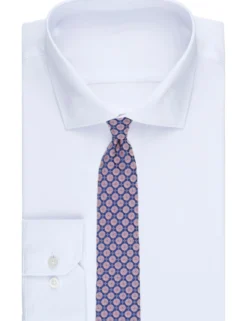 Roundel Print Silk Tie