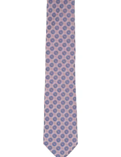 Roundel Print Silk Tie