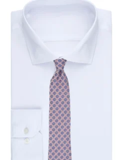 Roundel Print Silk Tie