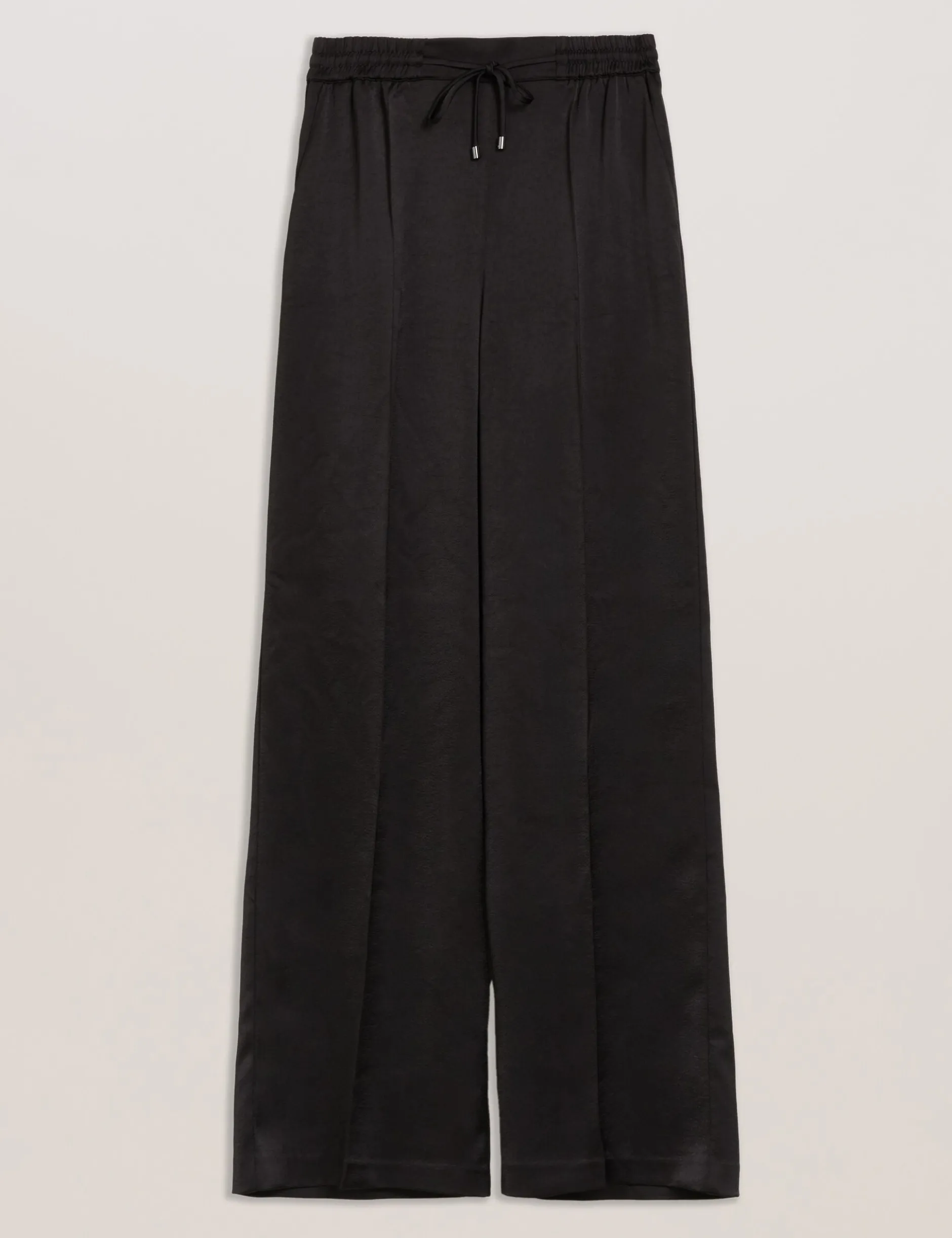 Satin Wide Leg Drawstring Joggers