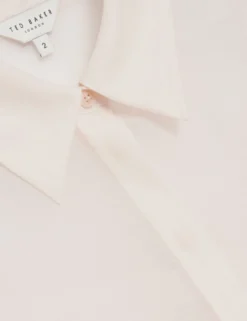Sheer Organza Longline Sleeveless Blouse