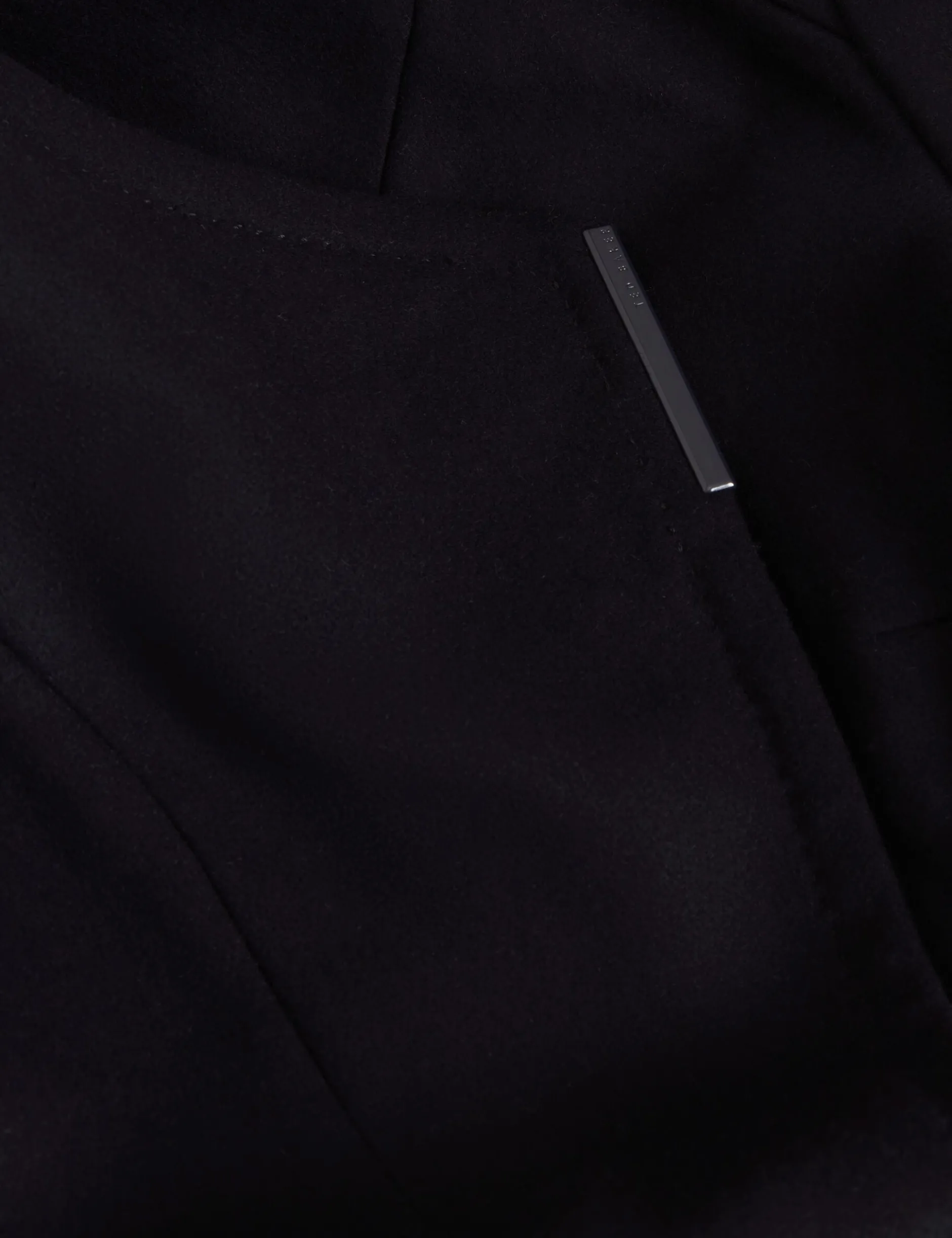 Short Belted Wool Wrap Coat