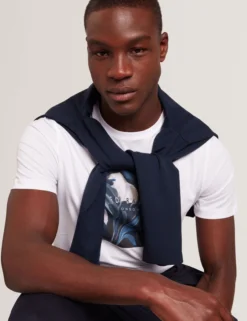 Short Sleeve Box Print Graphic T-Shirt