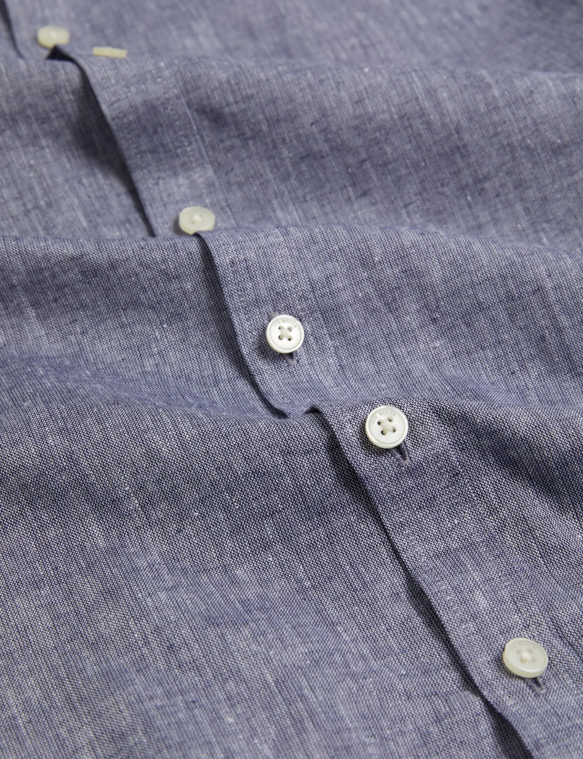 Short Sleeve Linen Cotton Woven Shirt