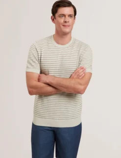 Short Sleeve Textured T-Shirt