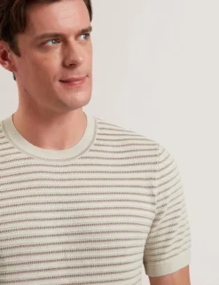 Short Sleeve Textured T-Shirt