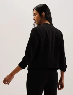 3/4 Sleeve Crop Jacket