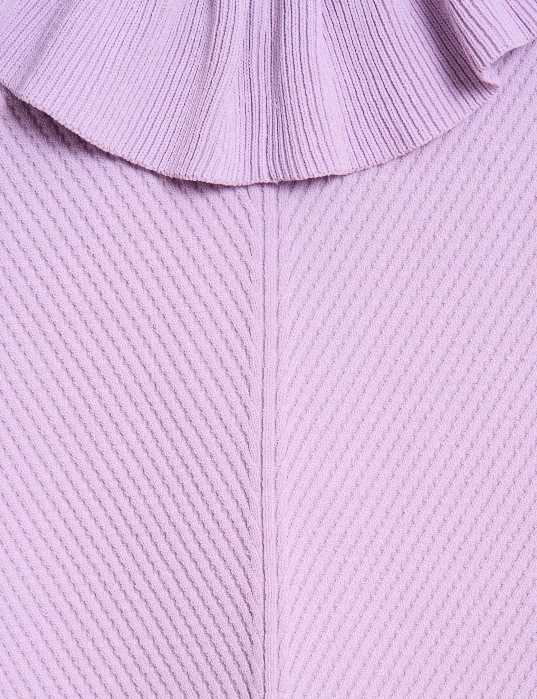 Sleeveless Knit Ruffle Top