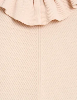 Sleeveless Knit Ruffle Top