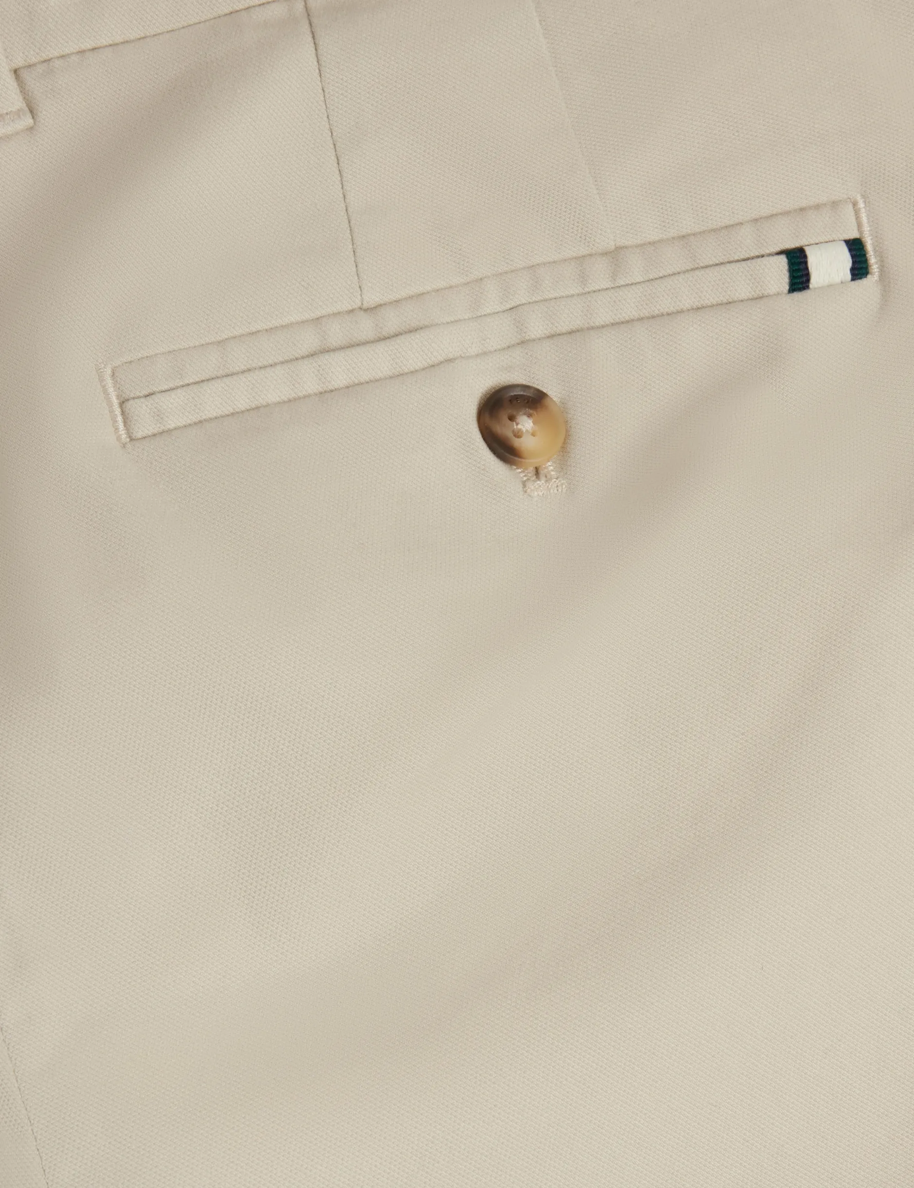 Slim Fit Cotton Blend Chinos