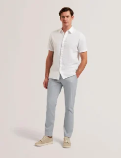 Slim Fit Cotton Blend Chinos