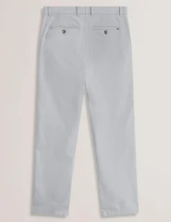 Slim Fit Cotton Blend Chinos