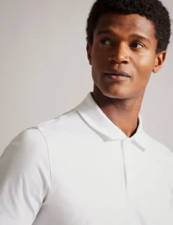 Slim Fit Pure Cotton Polo Shirt