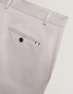 Slim Leg Stretch Cotton Chino Shorts