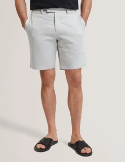Slim Leg Stretch Cotton Chino Shorts