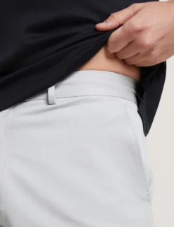 Slim Leg Stretch Cotton Chino Shorts