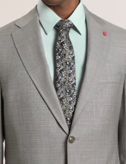 Soft Check Modern Fit Wool Suit Jacket