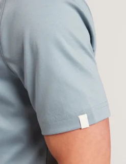 Soft Jersey Button-Through Polo Shirt