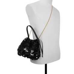 Soft Pouch Embellished Bucket Bag