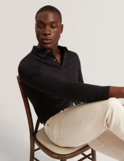 Soft Touch Jersey Long Sleeve Polo