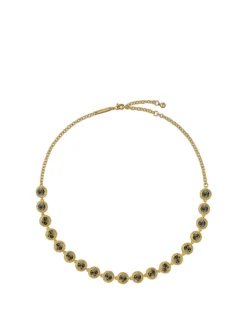 Solitaire Sparkle Crystal Chain Necklace