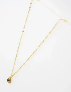 Solitaire Sparkle Crystal Pendant Necklace