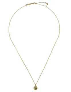Solitaire Sparkle Crystal Pendant Necklace